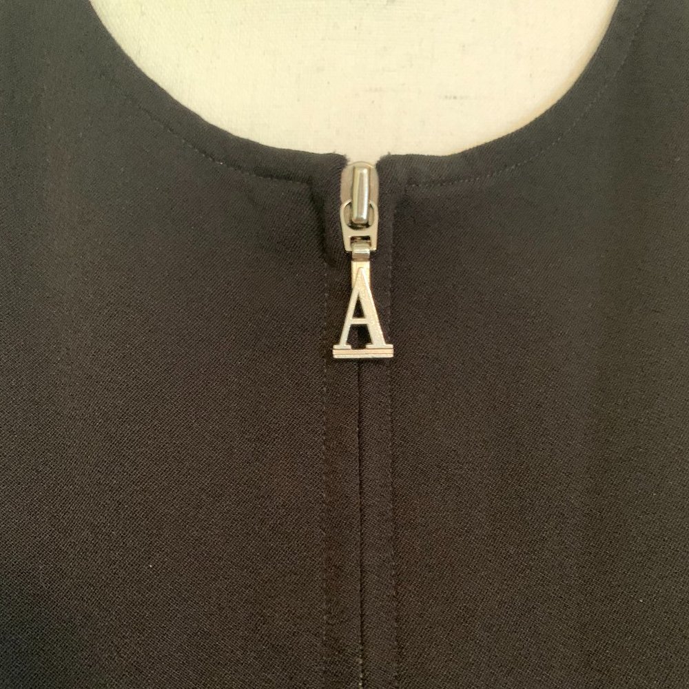VTG Anne Klein 3/4 Length Nylon Blend Jacket, Size 10 (Fit Similar to Size 6) - Picture 4 of 7